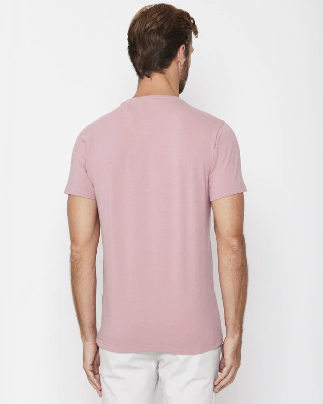 Camiseta com Elastano Rosa Resumo