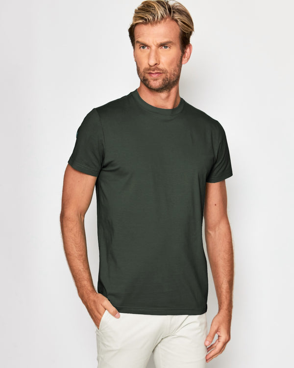 Camiseta com Elastano Verde Resumo